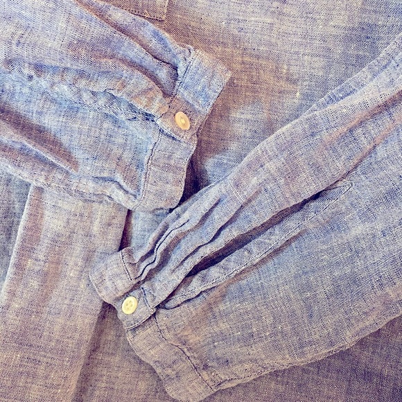 L.L.Bean Women’s 100% Linen Top Size Small - Picture 6 of 6